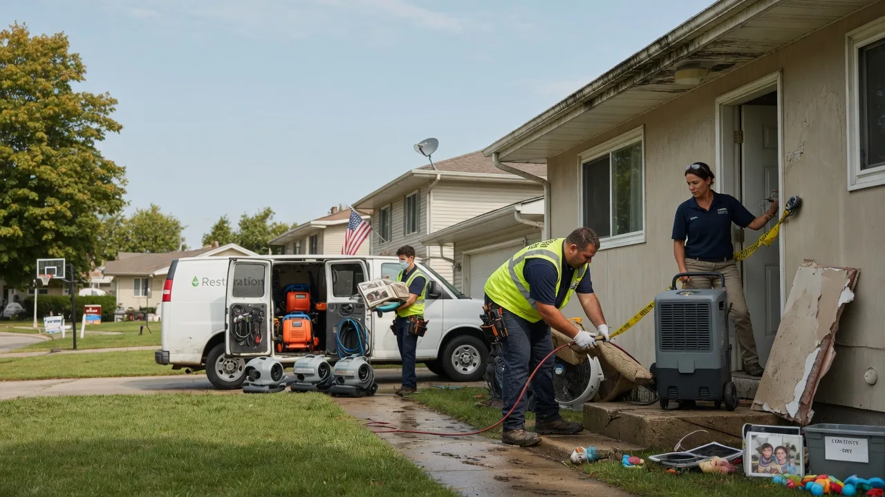 Water Damage Restoration in Fairmount, IN near me